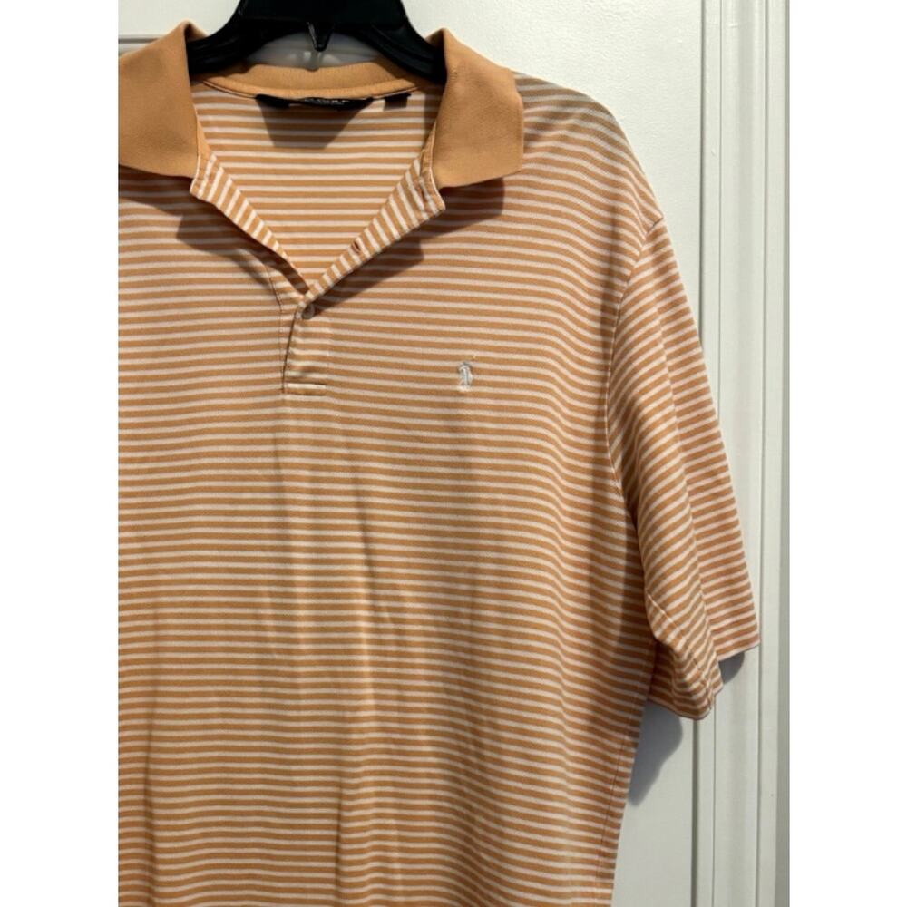 Ralph Lauren Polo Golf Orange and White Stripe size Large White Horse